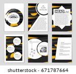 abstract vector layout... | Shutterstock .eps vector #671787664