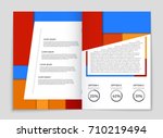 abstract vector layout... | Shutterstock .eps vector #710219494