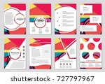 abstract vector layout... | Shutterstock .eps vector #727797967