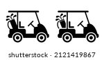 hobby golf cart or car with... | Shutterstock .eps vector #2121419867