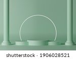 3d rendering empty cylinder... | Shutterstock . vector #1906028521