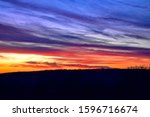 Winter sunset landscape in Massachusetts image - Free stock photo ...