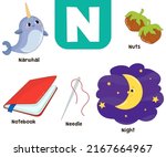 english alphabet in pictures  ... | Shutterstock .eps vector #2167664967