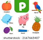 english alphabet in pictures  ... | Shutterstock .eps vector #2167665407