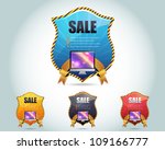 web banner template vector... | Shutterstock .eps vector #109166777