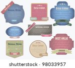 vintage label   web banner... | Shutterstock .eps vector #98033957