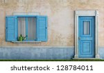 Detail Of An Old House With...