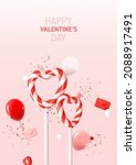 happy valentine's day greeting... | Shutterstock .eps vector #2088917491