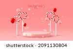 happy valentine's day greeting... | Shutterstock .eps vector #2091130804