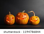 halloween pumpkin head jack... | Shutterstock . vector #1194786844