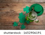 Green Beer  Hat And Clover...