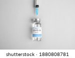 filling syringe with... | Shutterstock . vector #1880808781