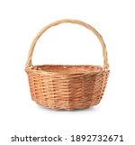 Wicker Basket With Handle...