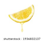 Lemon Juice Dripping From Fruit ...