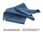 Blue cloth kitchen napkin...