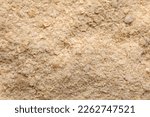 Brewer`s yeast flakes as background, closeup view
