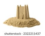 Pile of sand with beautiful...