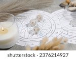 Zodiac wheel  natal chart ...