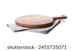 Wooden cutting board and napkin ...