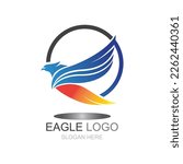 eagle logo design. fly eagle...