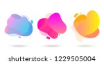 color abstract liquid shape ... | Shutterstock .eps vector #1229505004