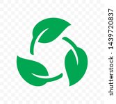 biodegradable recyclable... | Shutterstock .eps vector #1439720837