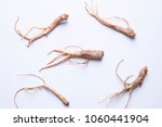 Isolated Balloon Flower Roots .