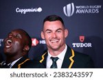 Small photo of Trevor Nyakane and Jesse Kriel during the World Rugby Awards at Opera Garnier on October 29, 2023 in Paris, France.