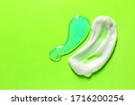 shower gels on color background | Shutterstock . vector #1716200254