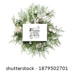 beautiful greeting card for new ... | Shutterstock . vector #1879502701
