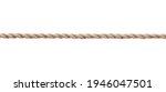 Small photo of Long rope on white background