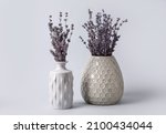 Vases With Beautiful Lavender...