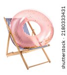 Striped Deck Chair With...