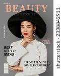 Sample of beauty magazine cover ...
