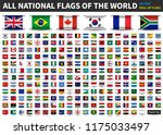 all official national flags of... | Shutterstock .eps vector #1175033497