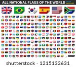 all national flags of the world ... | Shutterstock .eps vector #1215132631