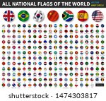 all national flags of the world ... | Shutterstock .eps vector #1474303817