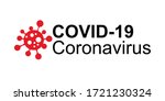 coronavirus disease named covid ... | Shutterstock .eps vector #1721230324