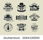Barbershop Vector Retro Logo...