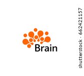 brain logo silhouette design... | Shutterstock .eps vector #662421157