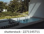 Small photo of Indulge in luxury at a Stellenbosch wine region hotel with a small plunge pool on a scenic wooden deck. Enjoy a stunning view over the vineyards from the comfort of your room.