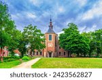 Small photo of St Elisabeth Church Begijnhofkerk Sint-Elisabeth near park in Beguine city Old St Elizabeth Beguinage Begijnhof Sint-Elisabeth in Ghent city historical center, Gent old town, Flemish Region, Belgium