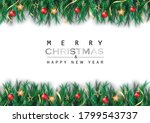christmas and new year with... | Shutterstock .eps vector #1799543737