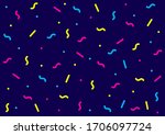 confetti seamless pattern... | Shutterstock .eps vector #1706097724