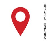 map location marker pin symbol | Shutterstock . vector #1930247681