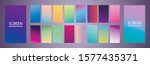 vector eps 10 gradient set.... | Shutterstock .eps vector #1577435371