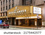 Small photo of CHICAGO, IL, USA - JULY 1, 2022: James M. Nederlander Theater is located in the Loop area of Chicago, previously known as the Oriental Theatre.