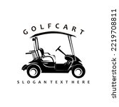 golf cart logo vector...