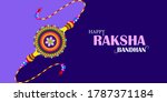 happy raksha bandhan template... | Shutterstock .eps vector #1787371184