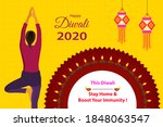 diwali banner template with... | Shutterstock .eps vector #1848063547